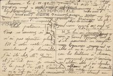 VINTAGE POSTCARD Fantasy Woman on a way Folklore