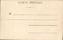 VINTAGE POSTCARD Fantasy Living room 1904 Didier Pouget the evening the High Pyrenees