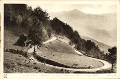 CPA Vallee d'Aure Arreau Le fer a cheval de la route du col d'Aspon