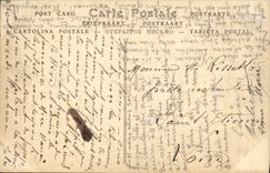 CPA Paris La Grande Crue de la Seine Janvier 1910 Service de bachots de l'avenue Montaigne