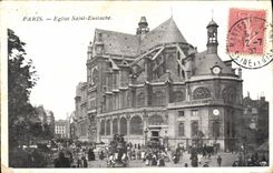 CPA Paris Eglise Saint Eustache