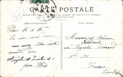 CPA Paris L'Arc des Tuileries