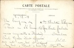 VINTAGE POSTCARD Paris the Arc of the Triumph of Tileries