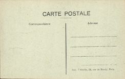 VINTAGE POSTCARD Paris Entered of the Automobile Carousel