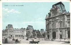 CPA Paris La Cour du Carrousel