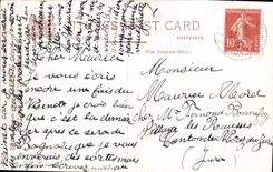 VINTAGE POSTCARD Fantasy Children in wood