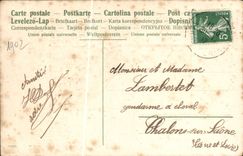 CPA Fantaisie Oiseau