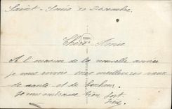 CPA Fantaisie Bonne annee