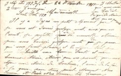 VINTAGE POSTCARD Fantasy Woman Hairy Soldier