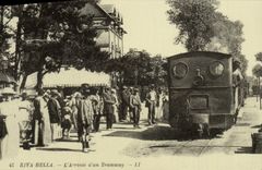 REPRO Riva Bella L'Arrivee d'Un Tramway Train