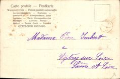 CPA Fantaisie Fleurs Bonne Annee