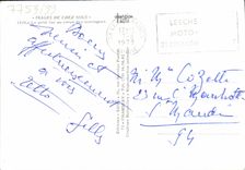 MODERN CARD the Small Lake With the Hollow Of the Mountains