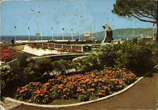 CPM Juan Les Pins Une Partie Des Jardins En Bordure De La Pinede
