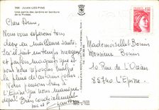 CPM Juan Les Pins Une Partie Des Jardins En Bordure De La Pinede
