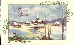 CPA Fantaisie Bonne annee