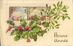 CPA Fantaisie Bonne annee