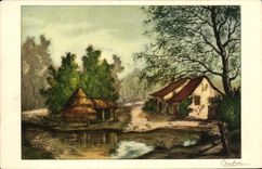 CPA Fantaisie Maison