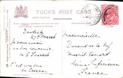 VINTAGE POSTCARD Fantasy Tay Log