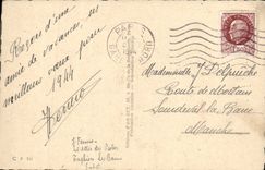 VINTAGE POSTCARD Fantasy Mountain pastures