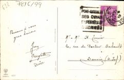 CPA Fantaisie Maison au bord de l'eau