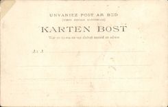 Gente de Bretaña de la POSTAL de la VENDIMIA buena en de nuestro folklore de las premisas