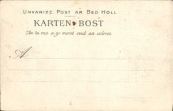 VINTAGE POSTCARD Petits saboti of the good like Toc Children Brittany FolkloreBotrel