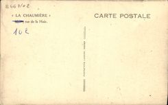 CPA La Chaumiere Rue de la Haie