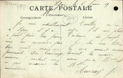 POSTAL Lyon de la VENDIMIA la fuente de Bartholdi