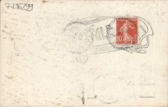 VINTAGE POSTCARD Good Happy Year Child