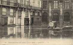 CPA Inondations De Paris Janvier 1910 Quai Conti 