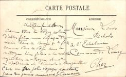 CPA Dans la Tempete Bateau Paquebot