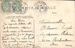 CPA Le passage du gue Folklore