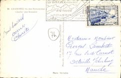 MODERN CARD Chamonix seen of the Pyramids Glacier of Let us work