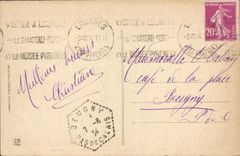 VINTAGE POSTCARD Heavy Panoramic View On the Martyrdom and the basilica