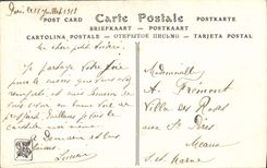 VINTAGE POSTCARD Living room Of 1913 Carlos Vazquez Honeymoon in the valley of Anso