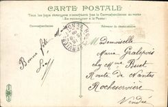 CPA Transailantique sous l'assaut des vagues Paquebot Bateau 