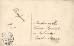 CPA Fantaisie Fleurs Bonne Annee