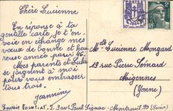 CPA Fantaisie Fleurs Bonne Annee