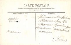 CPA Fantaisie Fleurs Pensee de Luc sur Mer