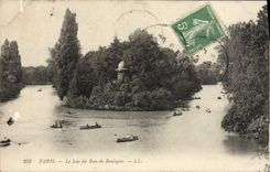 CPA Paris Le Lac du Bois de Boulogne