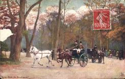 CPA Paris Du Bois De Boulogne Chevaux