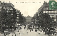 CPA Paris L'Avenue de I'Opera