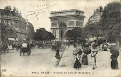 CPA Paris Avenue du Bois de Boulogne