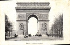 CPA Paris Arc de Triomphe