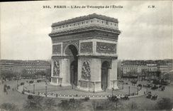 CPA Paris L'Arc de Triomphe de I'Etoile