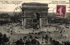 CPA Paris L'Arc de Triomphe de I'Etoile