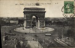 CPA Paris L'Arc de Triomphe de I'Etoile