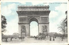 CPA Paris L'Arc de Triomphe 