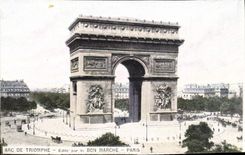 CPA Paris L'Arc de Triomphe Edite par le Bon Marche 