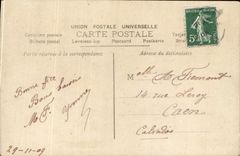 VINTAGE POSTCARD Andree Femme